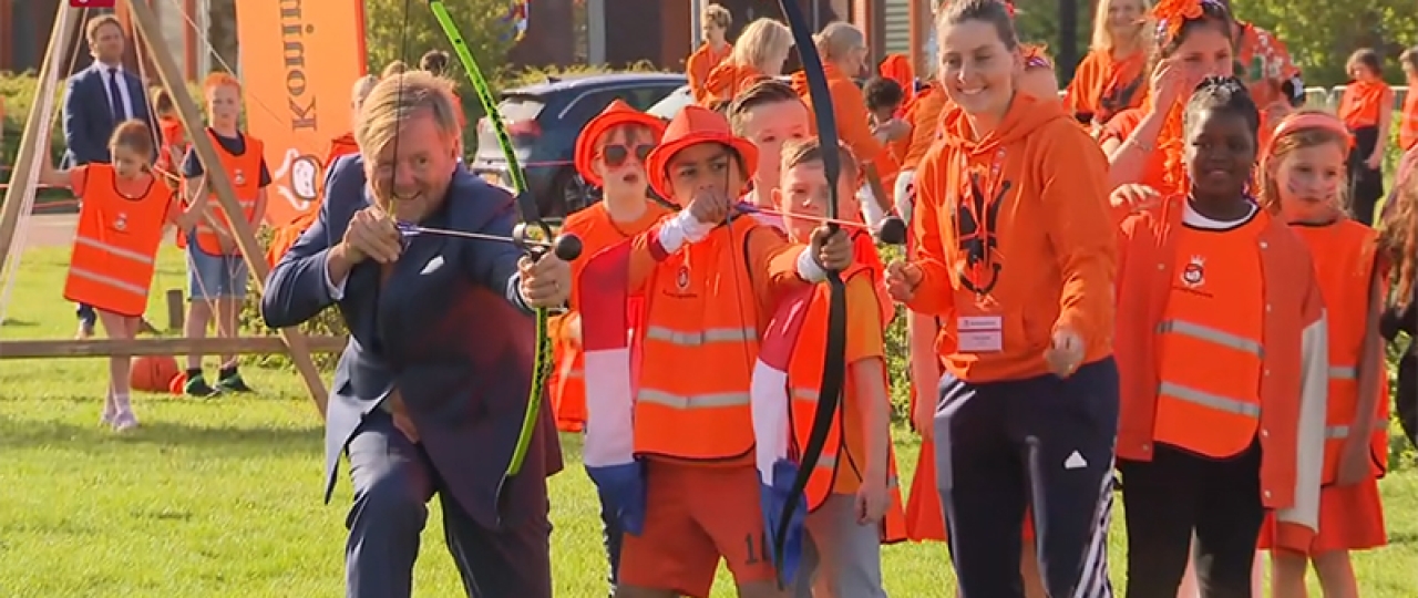 Koning Willem-Alexander opent Koningsspelen in Zeewolde